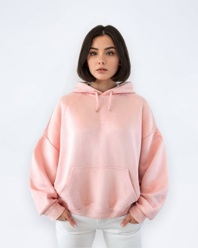 Cozy Pink Fleece Hoodie - Perfect for every Casual Occasion