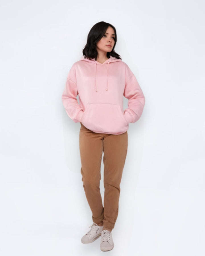 Cozy Pink Fleece Hoodie - Perfect for every Casual Occasion