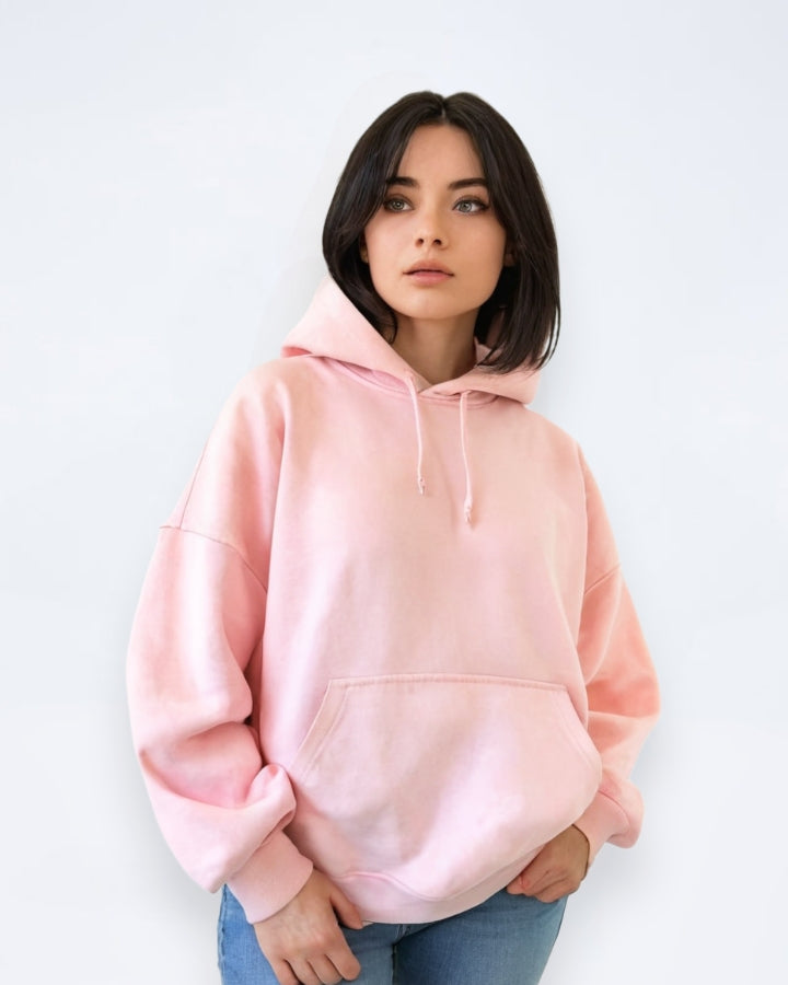 Cozy Pink Fleece Hoodie - Perfect for every Casual Occasion